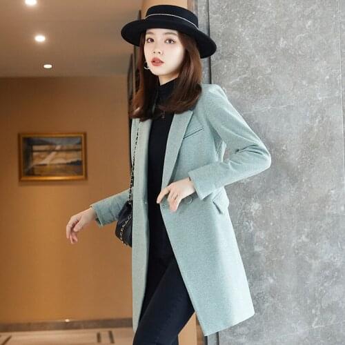 Womens windbreaker jacket Korean fashion jacket winter coat long coat autumn coat apricot streetwear korean coats women