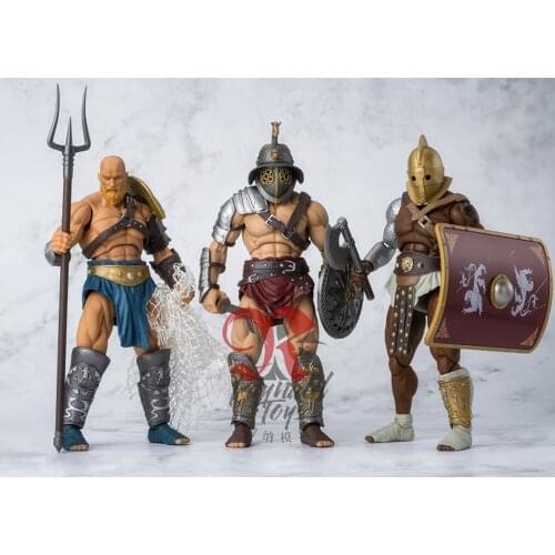 1/12 Scale Battle for Honor Gladiator Thracian Net Gladiator Chaser Set 7’’action figure model toy