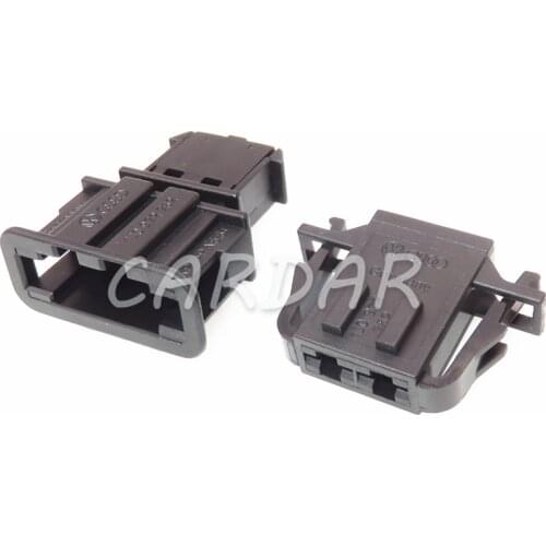 1 Set 2 Pin 1J0 972 752 Electrical Blower Fan Motor Pigtail Wire Socket Automotive Connector 1J0972752 For VW Skoda Audi