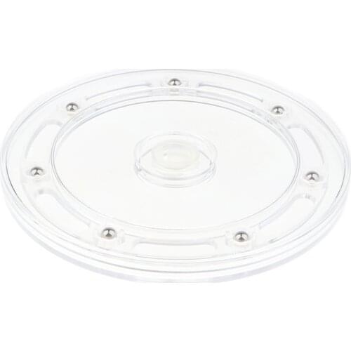 6'' Turntable Acrylic Rotating Display Stand For Watches Jewelries - Clear