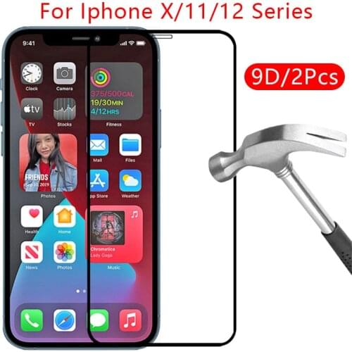 9d protective tempered glass for iphone 11 12 pro max mini x xr xs mas screen protector on i phone iphon iphone11 iphone12 xsmax