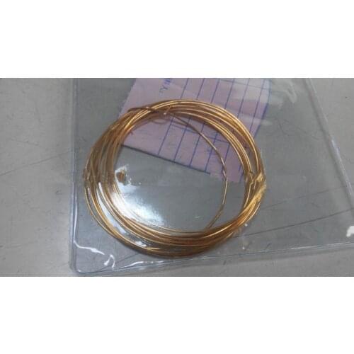 Authentic pure gold wire 0.5mm in diameter Au99.99% electrophoretic cell electrode 100,000 edition invoice 1g unit price