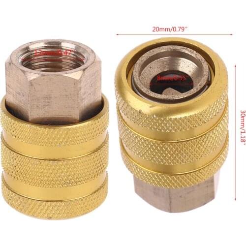 Hardware 1/4\" NPT Coupler Female Copper thickened inflatable Joint Quick Connect