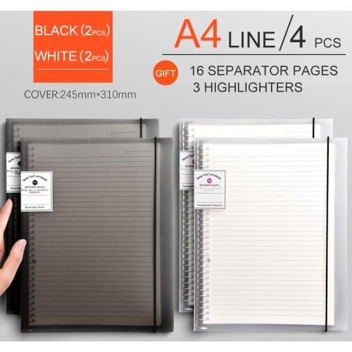 Loose-leaf binder Custom Printing Note Book A5 A4 Diary B5 Soft Cover Agenda Customizable Leather Journal Hardcover Plan