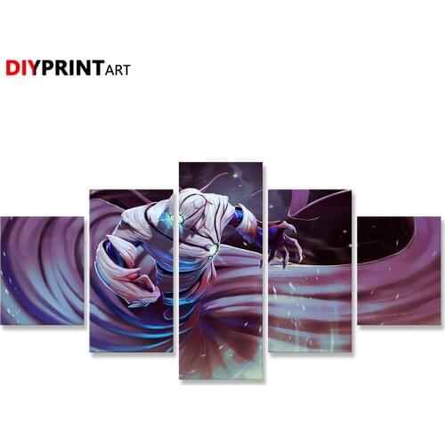 DotA 2 Enigma 5 Panels Modern Wall Art Paintings for Livingroom Decoration A2057