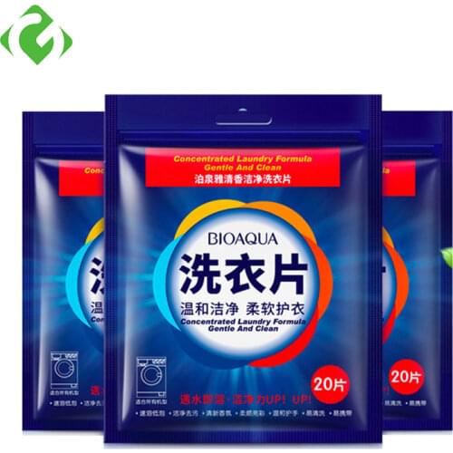 Efficient detergent New formula concentrate liquido para lavar ropa Multifunction laundry tablet Portable travel washing powder
