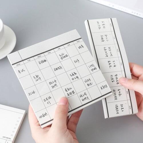 Weekly Monthly Planner To Do List Notebook Checklist Daily Schedule Memo Pad Message Note Schedule