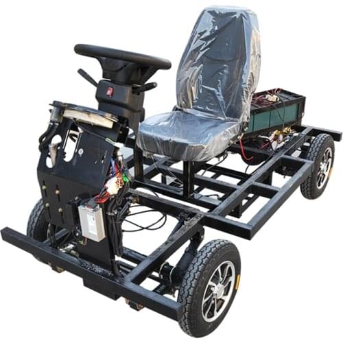 Customized Electric four-wheel truck chassis, accessories small food truck truck equipment robot chassis