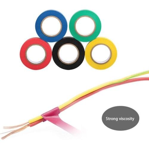 15M PVC Electrical Repair Tapes For Car Repair Connector Wire Flame Retardent Insulation Adhesive Tape Heat Resistant