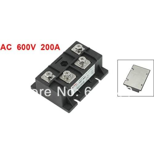 MDQ 200A AC 1600V 200A Signle Phase Controlled Bridge Rectifier Module