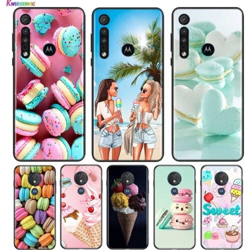 Ice Cream Foods For Motorola G9 G8 G Stylus Power One Fusion Hyper Edge E7 E6 5G Plus Play Lite Phone Case