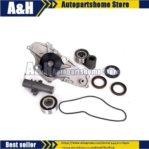 19200-RDV-J01/ 91213-R70-A02/14400-RCA-A01 New Timing Belt Kit + Water Pump For Honda Odyssey Pilot Accord Aacura RL MDX TL