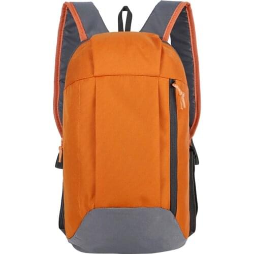 Unisex Outdoor Cycling Backpack Large-Capacity Stitching Color Zipper Opening Clos Wide Shoulder Strap Tear-Resistant Backpack