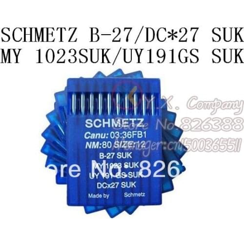 100 PCS SCHMETZ Industrial Overlock needle Sewing Machine Needles BROTHER JUKI MADE IN GERMANY DC*27SUK