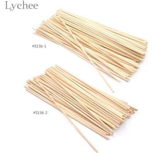 Lychee Life 3mm/3.5mm Rattan Reed Fragrance Oil Diffuser Replacement Refill Sticks 100 Pieces Perfume Volatilization Rattan