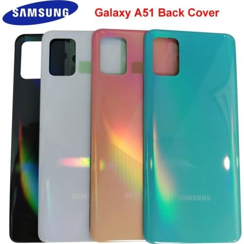 Samsung Galaxy A51 Back Battery Cover Rear Door Housing Cover Case Replacement For Samsung A51 Phone Back Cover+Adhesive Sticker