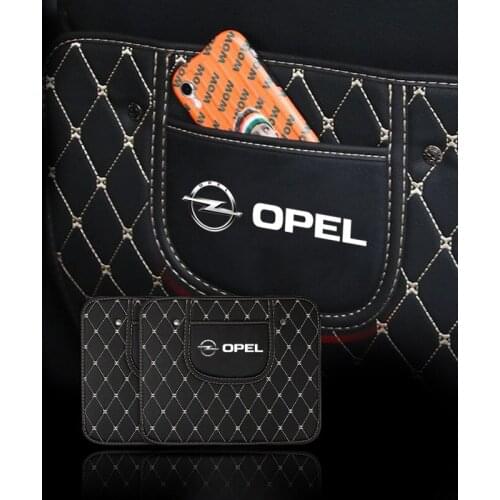 1pcs Car Seat Back Leather Anti-Kick Pad Anti-Dirty Kick Mat For Opel Astra Insignia Vivaro Corsa Mokka Zafira Vectra OPC