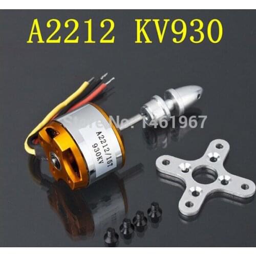 2pcs/lot XXD A2212 930KV Brushless Outrunner Motor 15T for RC Aircraft KK QuadCopter UFO