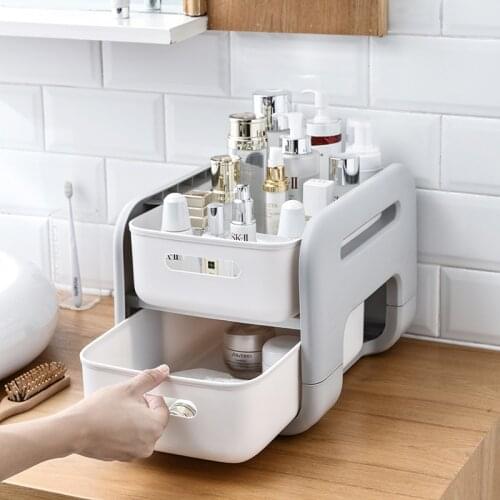 2 Tiers Kitchen Storage Shelf Cabinet Narrow Gap Under Sink Organizer Box Convenient Bathroom Organizer Stand Makeup Spices Rack