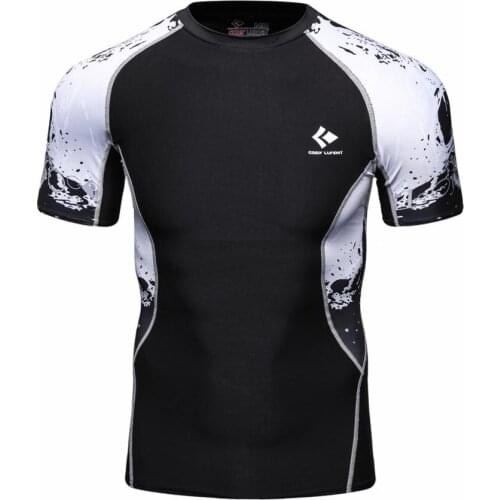 2020 MMA Running T-Shirt Rashguard Men Short Sleeve Shirts Bodybuilding MMA Clothing Sport Suit 3D Print T Shirt Tops