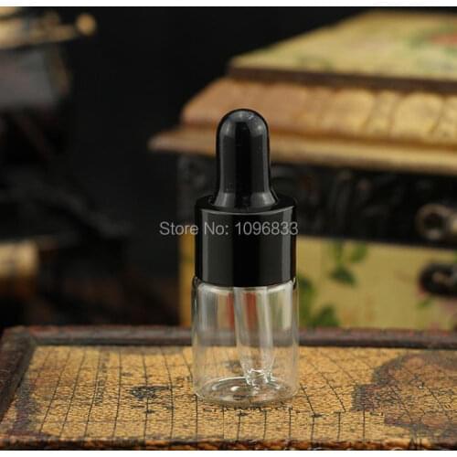 5ML Clear Glass Bottle, 5g Essence Oil Bottle, Rubber Pipet Bottles, 5G Pipet Dropper Vial, Empty Packing Bottle, 50pcs/Lot
