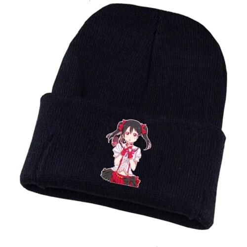 Anime lovelive Knitted hat Cosplay hat Unisex Print Adult Casual Cotton hat teenagers winter Knitted Cap