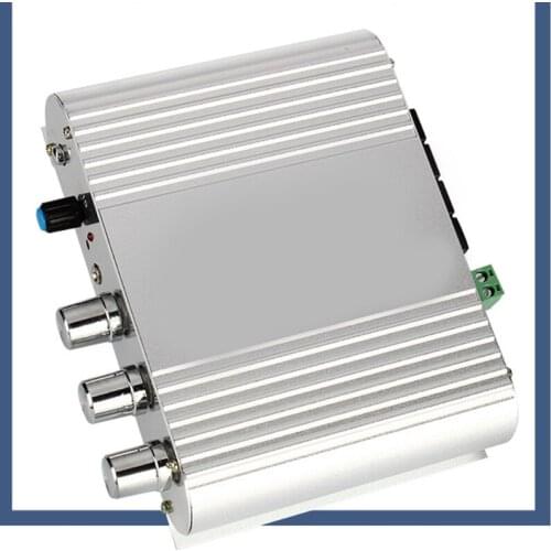 K1KF DX-210 Car Hi-Fi Channel Amplifier Subwoofer 12V 2.1CH 210W Hi-Fi Audio Power Amplifier MP3 Stereo Audio