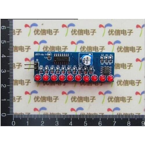 Free Shipping!!! electronic NE555 + CD4017 water lights / electronic DIY kits finished production