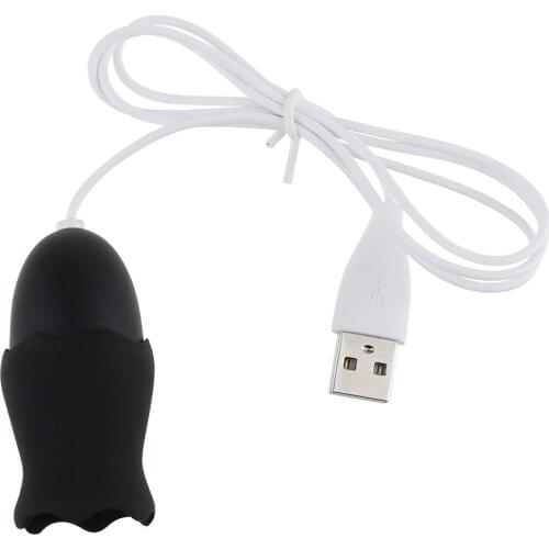 Black Blowjob Orgasm Anal Massager Vaginal Ball Bullet Vibrator Powerful G Spot Clitoral Tongue Licking Egg Sex Toys for Women