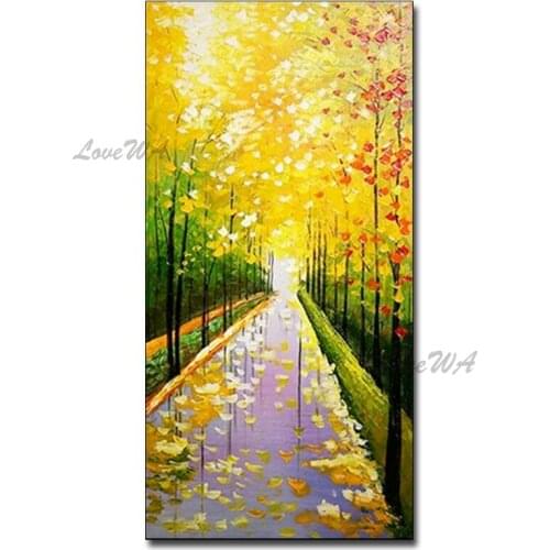 MYT Large size decorative wall hand-painted art knife oil painting modern abstract wall painting living room home decoration