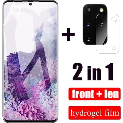 Hydrogel Film Screen Protector For Samsung Galaxy S8 S9 S10 S20 Plus FE S10E S7 Note 10 20 Ultra Lite A51 A50 A71 Lens Glass
