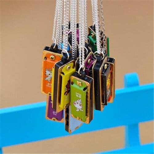 4 holes C key child harmonica children adult mini musical instrument 1pc
