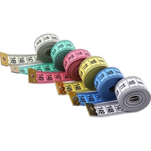 LMDZ 150 CM/6 PCS Body Measuring Ruler Tailor Tape Measure Durable Soft Sewing Ruler for Quilting Sewing and Fabric Cutting