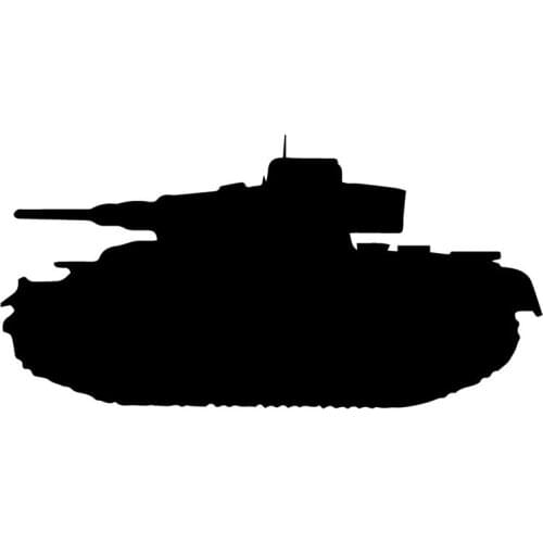 LLY-1134 Armored Tank Military Modeling Car Sticker PVC Fashion Auto Decoration Waterproof Scratch Cover Scratches Cars Decals