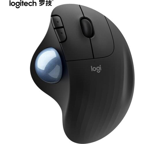 Logitech ERGO M575 New Wireless Bluetooth-compatible Trackball Mouse Ergonomic Office Silent 5 Buttons Mice For Computer Laptop