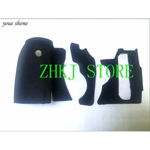 3 Pieces a set Front Rear Right Grip Rubber Unit Complete Rubber Cover Replacement For Canon EOS 60D + Tape
