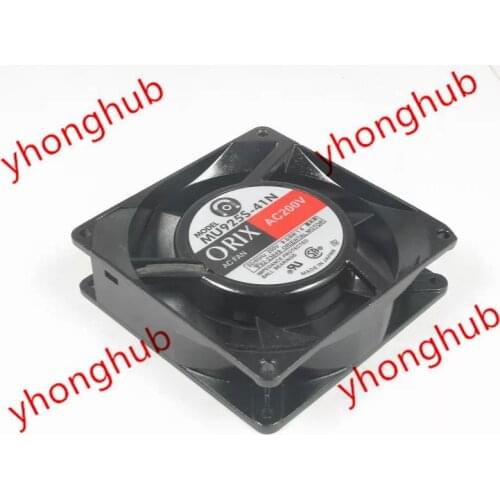 ORIX MU925S-41N AC 200V 9.5/8W 90X90X25mm Server Cooling Fan