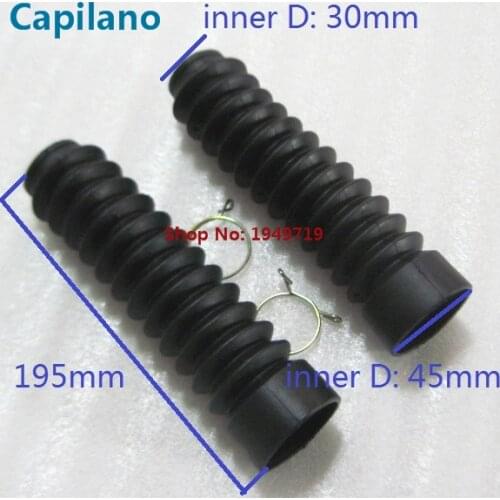 Motorcycle GN125 GS125 YBR125 front fork gaiter rubber cover for Suzuki Yamaha Kawasaki 125cc shock absorber dust proof sleeve