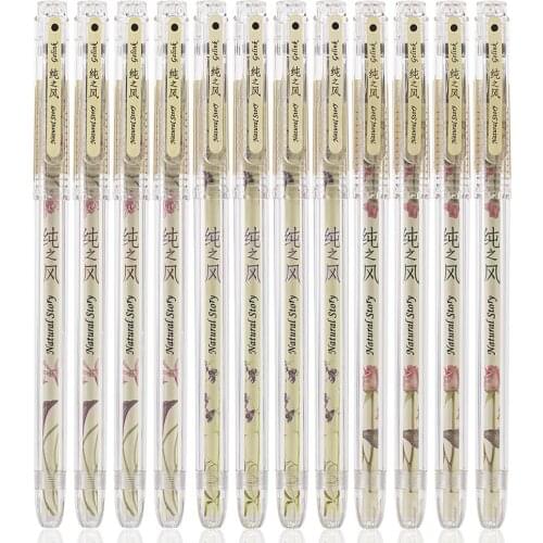 AIHAO 8653 Naturl Story Gel Ink Pens 0.35mm Extra Fine Point pens Original Box