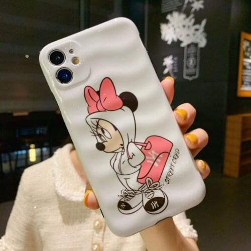 Disney Mickey Minnie Phone Cover for Iphone 12 Pro Max Case Se 2020 11 7 Plus for Apple X XS XR 12Mini Cartoons Silicone Cases