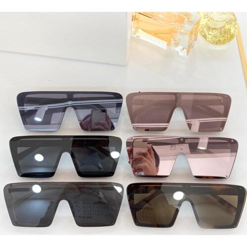Brand Designer Womens Sunglasses Wrap Square Frame Glasses Classic Summer Sunglasses Top Quality Luxury Womens Glasses