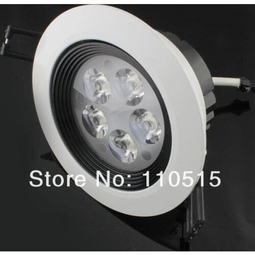 15W 5x3W AC110V 220V Cool Warm White LED Downlight Recessed Light LED Ceiling Lamp For Home Foyer Indoor Lighting Showcase Lamps
