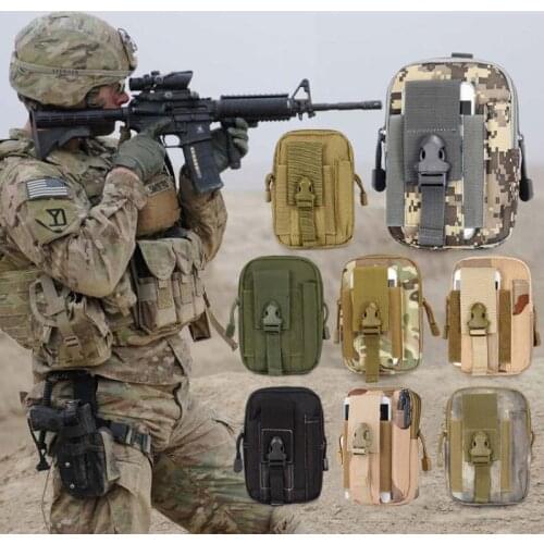 Mens Tactical Military Molle Pouch Soldier Army Duty Belt Waist Bag Fanny Pack Hunting Hip Bum Case Multi Pockets Phone Wallet
