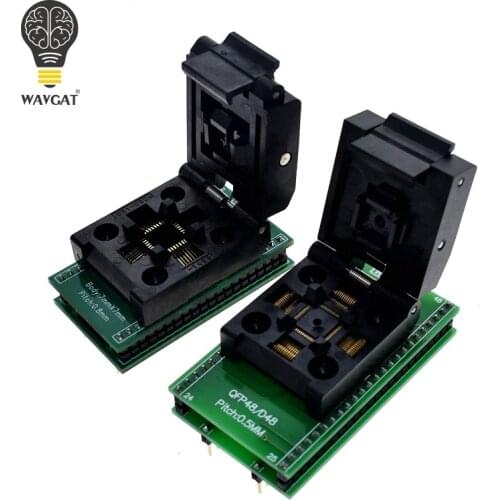 QFP48 to DIP48 TQFP32 QFP32 TO DIP3 IC Test Socket 0.5mm Picth LQFP48 to DIP48 Programming Adapter / TQFP48 to DIP48 Adapter