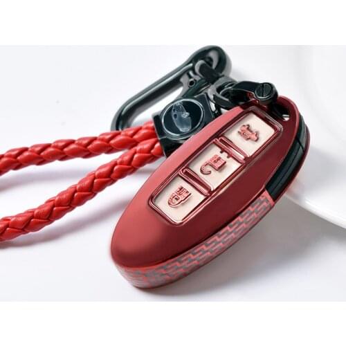 TPU Rubber Car Key Case Cover For Nissan Maxima Altima Versa Sentra Sunny Sylphy Teana Juke Note Qashqai J10 j11 X-Trail T31 t32