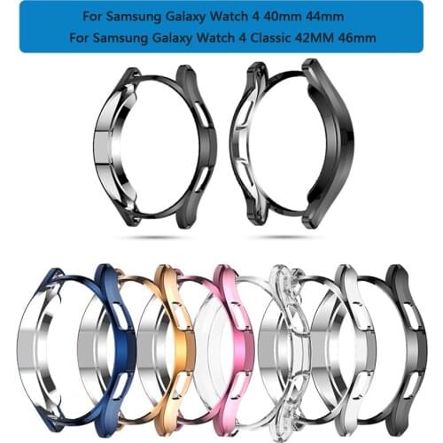 TPU Protective Watch Case For Samsung Galaxy Watch 4 40mm 44mm Watch4 Classic 42MM 46mm No Screen Protective