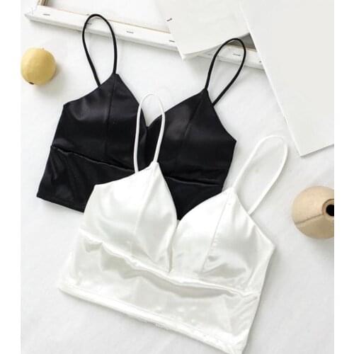 Women Casual Tops Tube Chest Wrap Bandeau Underwear Sexy Wrapped Chest Strap Chest Pad Underwear Sleep Brassiere