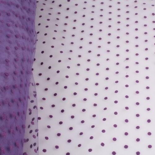 1Meter/Lot Dot Flocking Mesh Birdcage Veils for Fascinators Bridal Hair Accessories Millinery Hats Veils Child Handwork Material