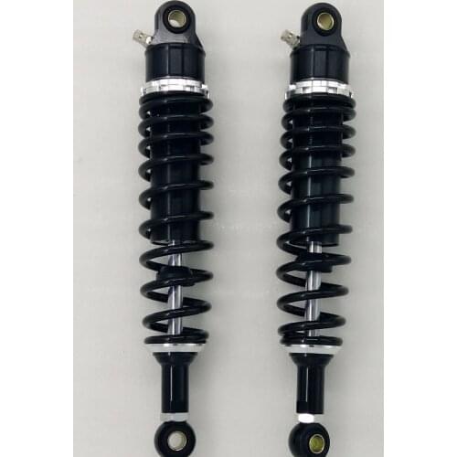 1 Pair 320mm Black Motorcycle Dirt Bike Rear Suspension Air Shock Absorber New silver & Black