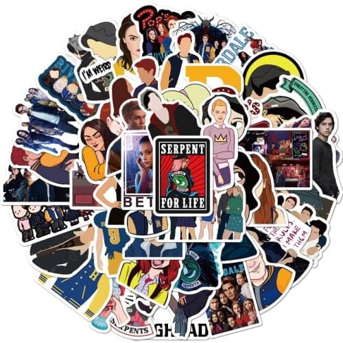 10/50pcs Riverdale tv show classic 90s kids Stickers pack paster cosplay scrapbooking diy phone laptop decorations gifts